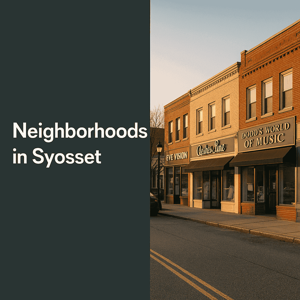 Neighborhoods in Syosset